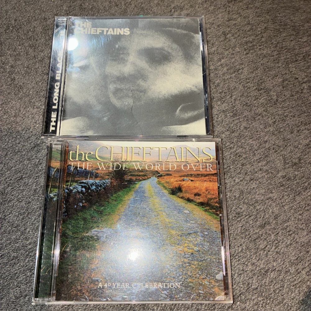 The Chieftains Audio CD Lot of 2, Long Black Veil & The Wide World Over